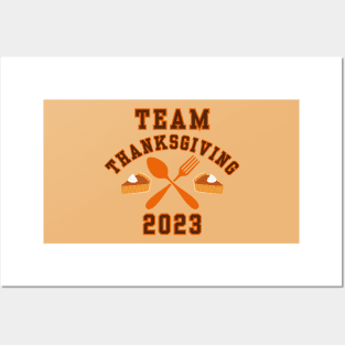 Team THANKSGIVING 2023 Classic Holiday Fan Style Posters and Art